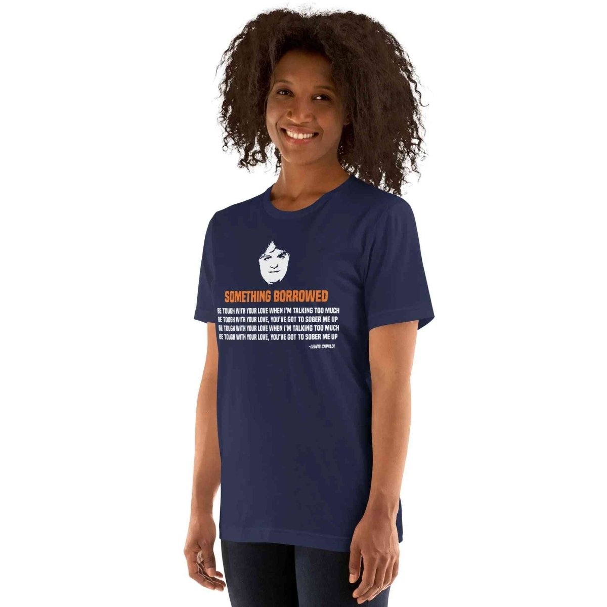 Lewis Capaldi Lyrics T-Shirt | Unisex Cotton Comfort | Something Borrowed Design - Alcyone213k