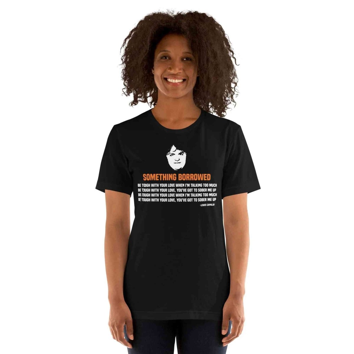 Lewis Capaldi Lyrics T-Shirt | Unisex Cotton Comfort | Something Borrowed Design - Alcyone213k