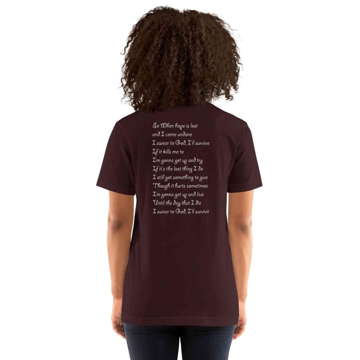 Lewis Capaldi "Survive" Lyric T-Shirt - Unisex Comfort Tee Alcyone213k