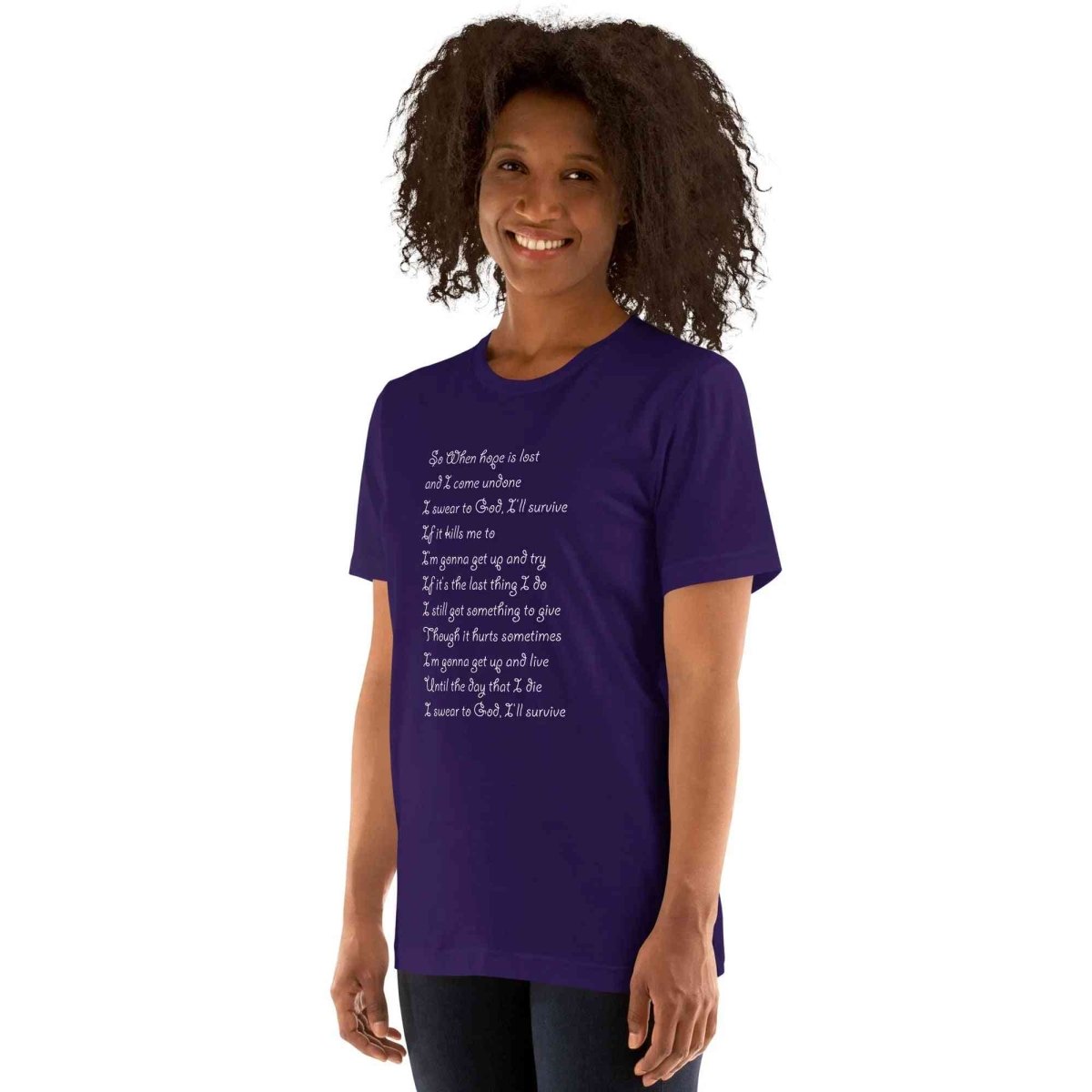 Lewis Capaldi "Survive" Lyric T-Shirt - Unisex Comfort Tee Alcyone213k