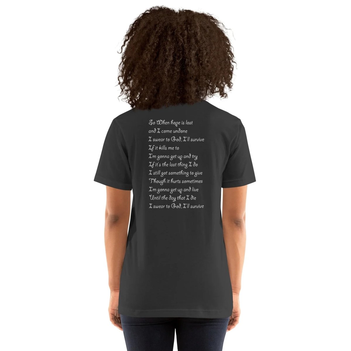 Lewis Capaldi "Survive" Lyric T-Shirt - Unisex Comfort Tee Alcyone213k