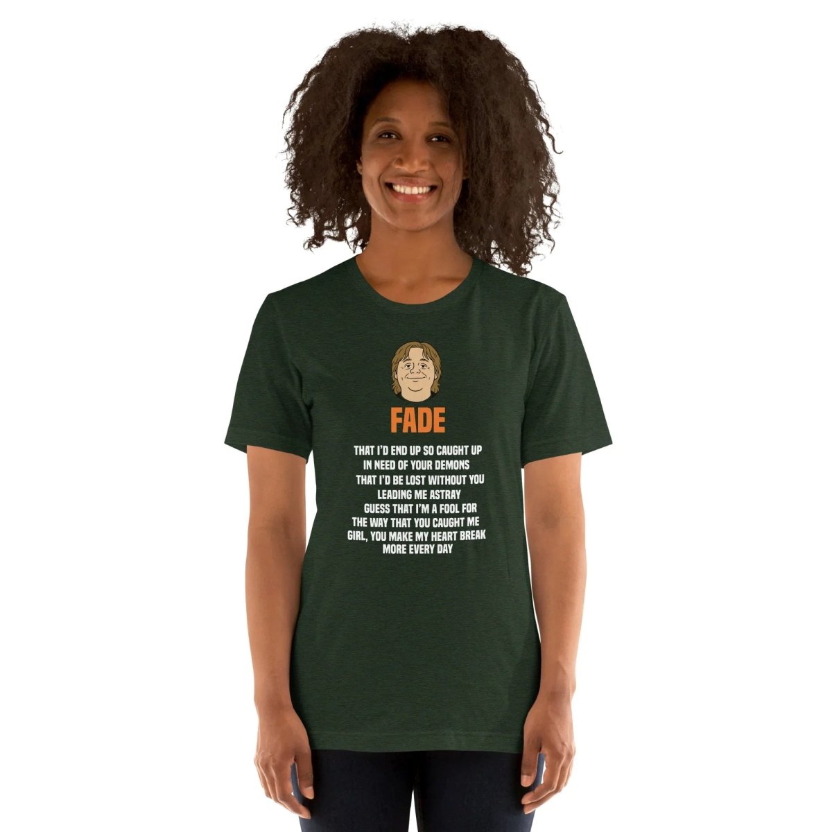 Lewis Capaldi Lyrics T-Shirt | Unisex Fade Design Cotton Tee Alcyone213k