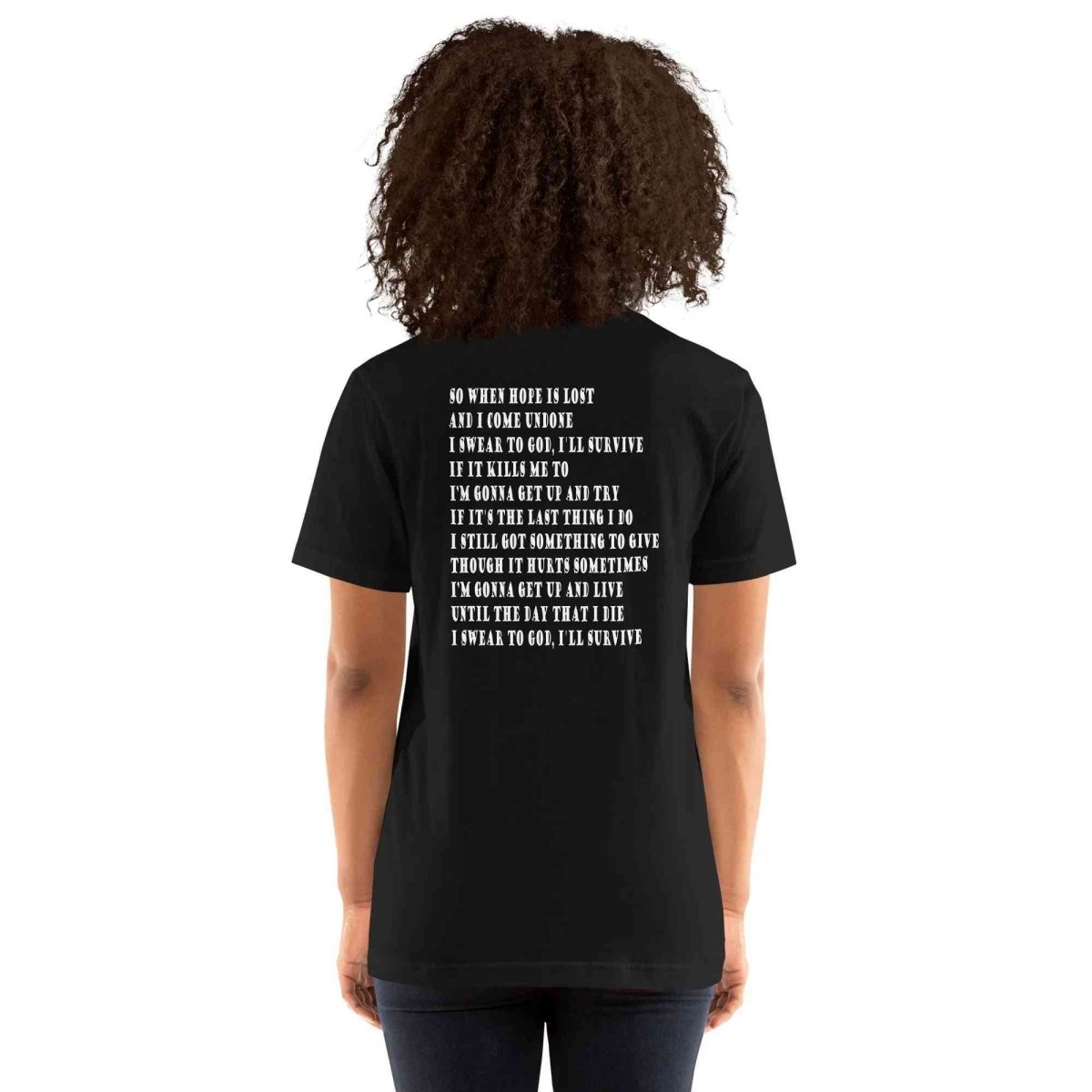 Lewis Capaldi "Survive" Lyric T-Shirt | Unisex Cotton Tee Alcyone213k