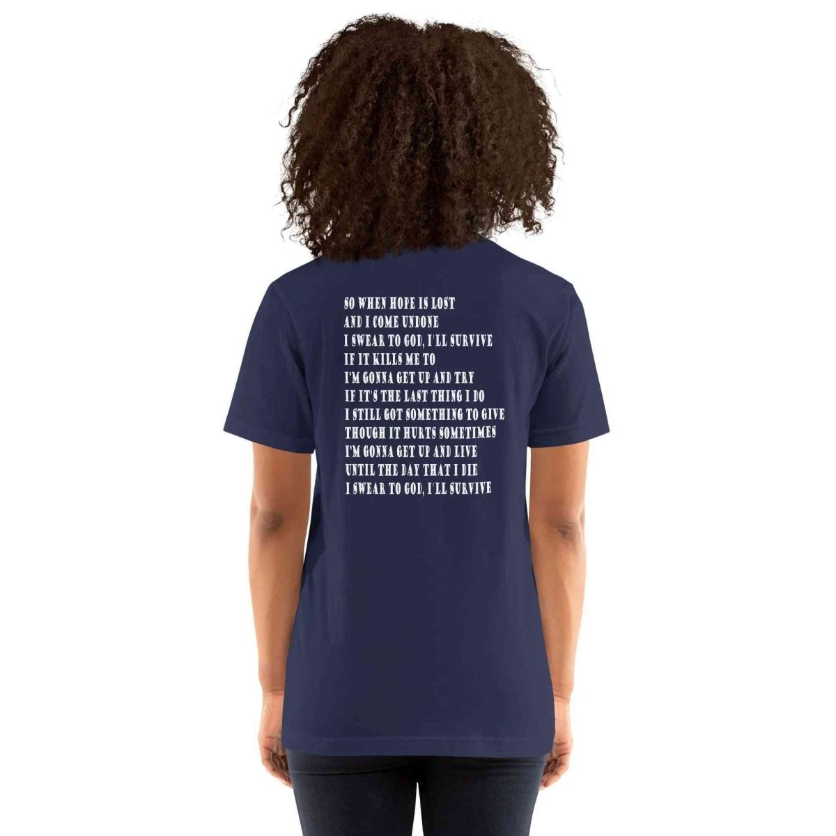 Lewis Capaldi "Survive" Lyric T-Shirt | Unisex Cotton Tee Alcyone213k