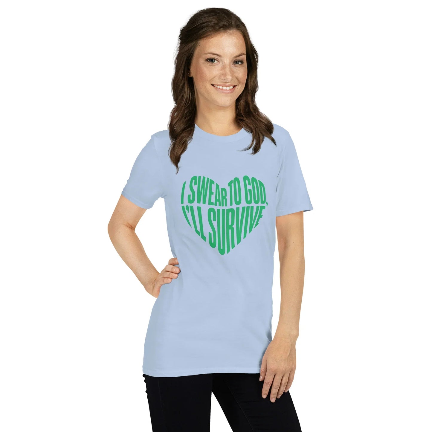 Lewis Capaldi Survive Lyrics T-Shirt | Unisex Cotton Graphic Tee T-shirt Alcyone213k