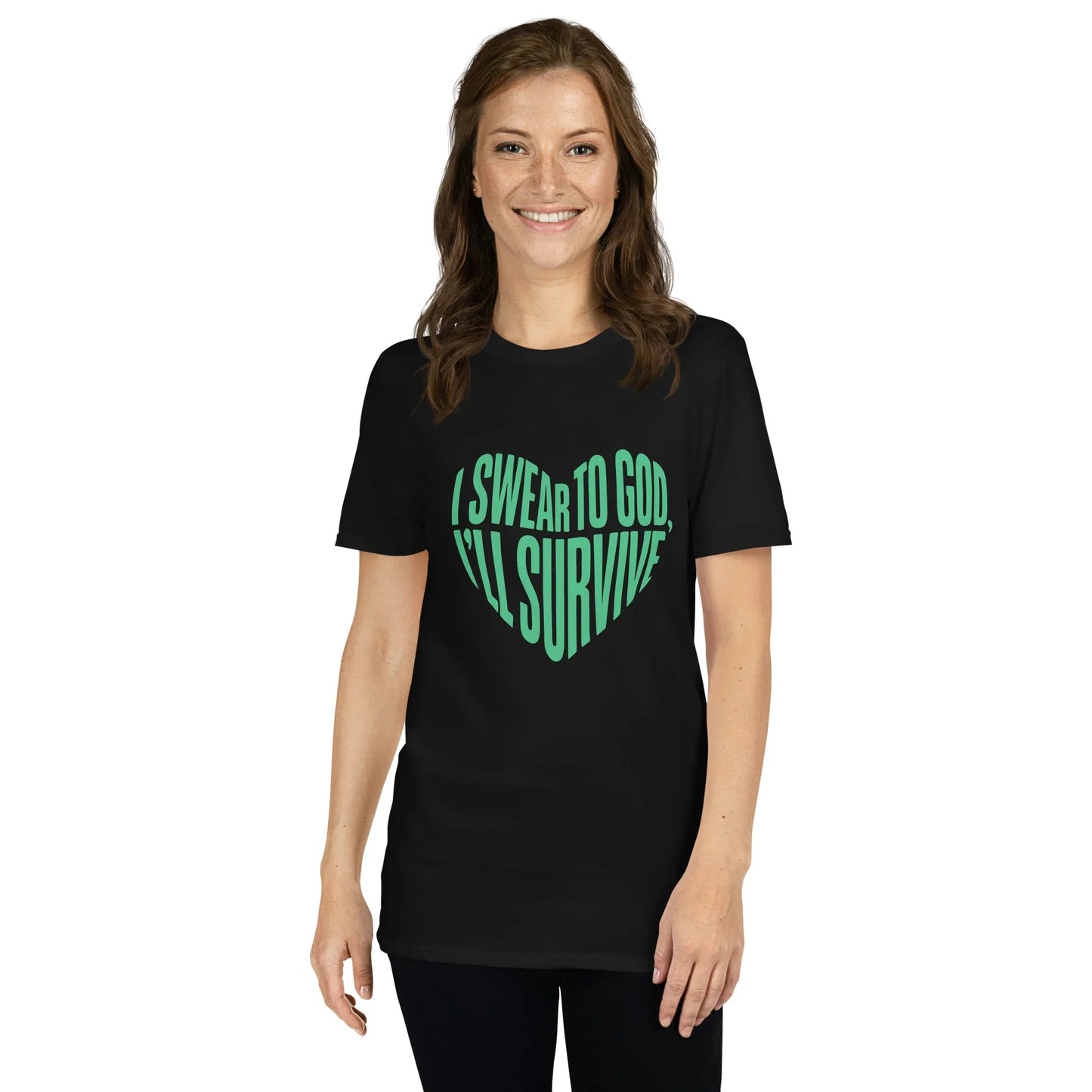 Lewis Capaldi Survive Lyrics T-Shirt | Unisex Cotton Graphic Tee T-shirt Alcyone213k