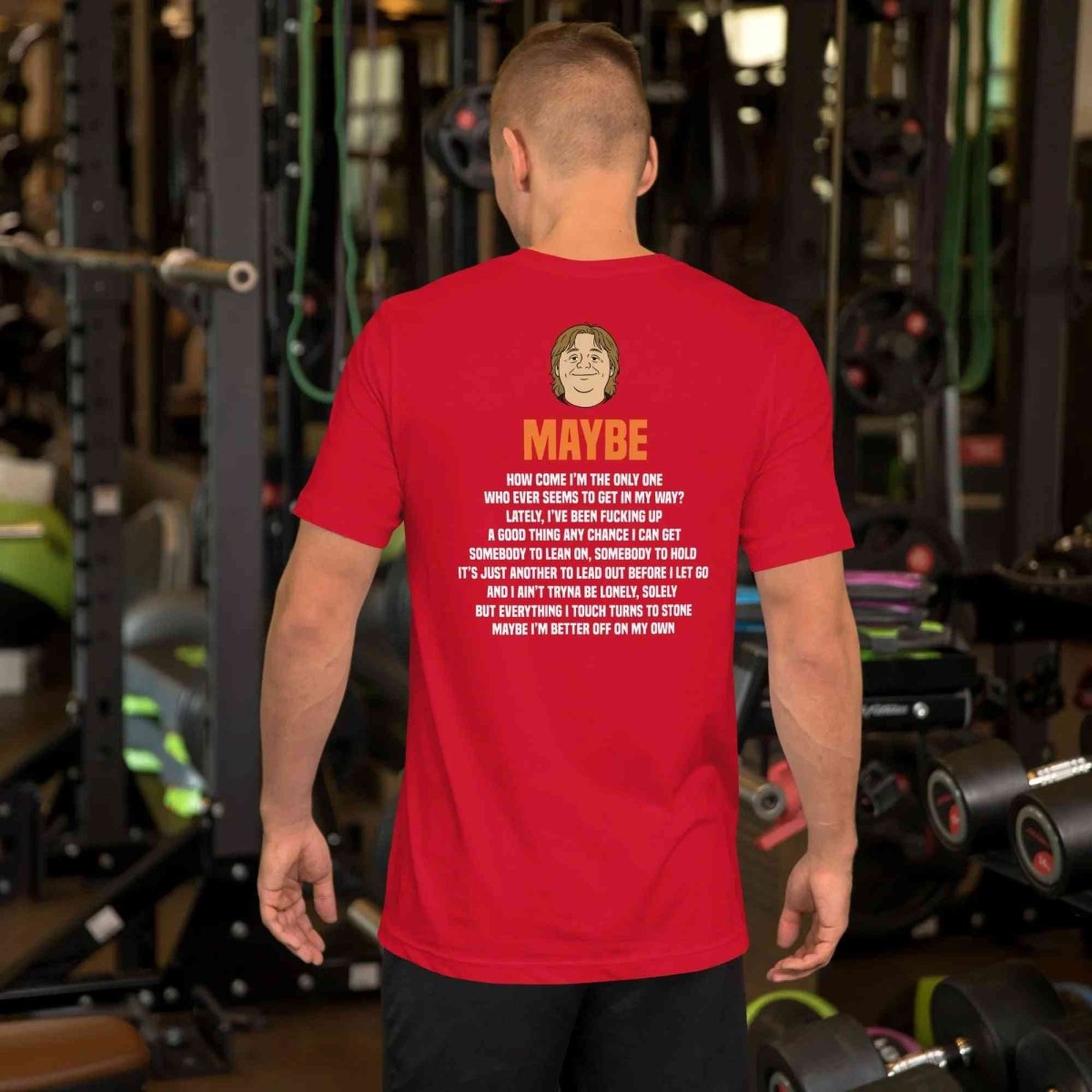 Lewis Capaldi "Maybe" Lyric T-Shirt - Black Unisex Graphic Tee Alcyone213k