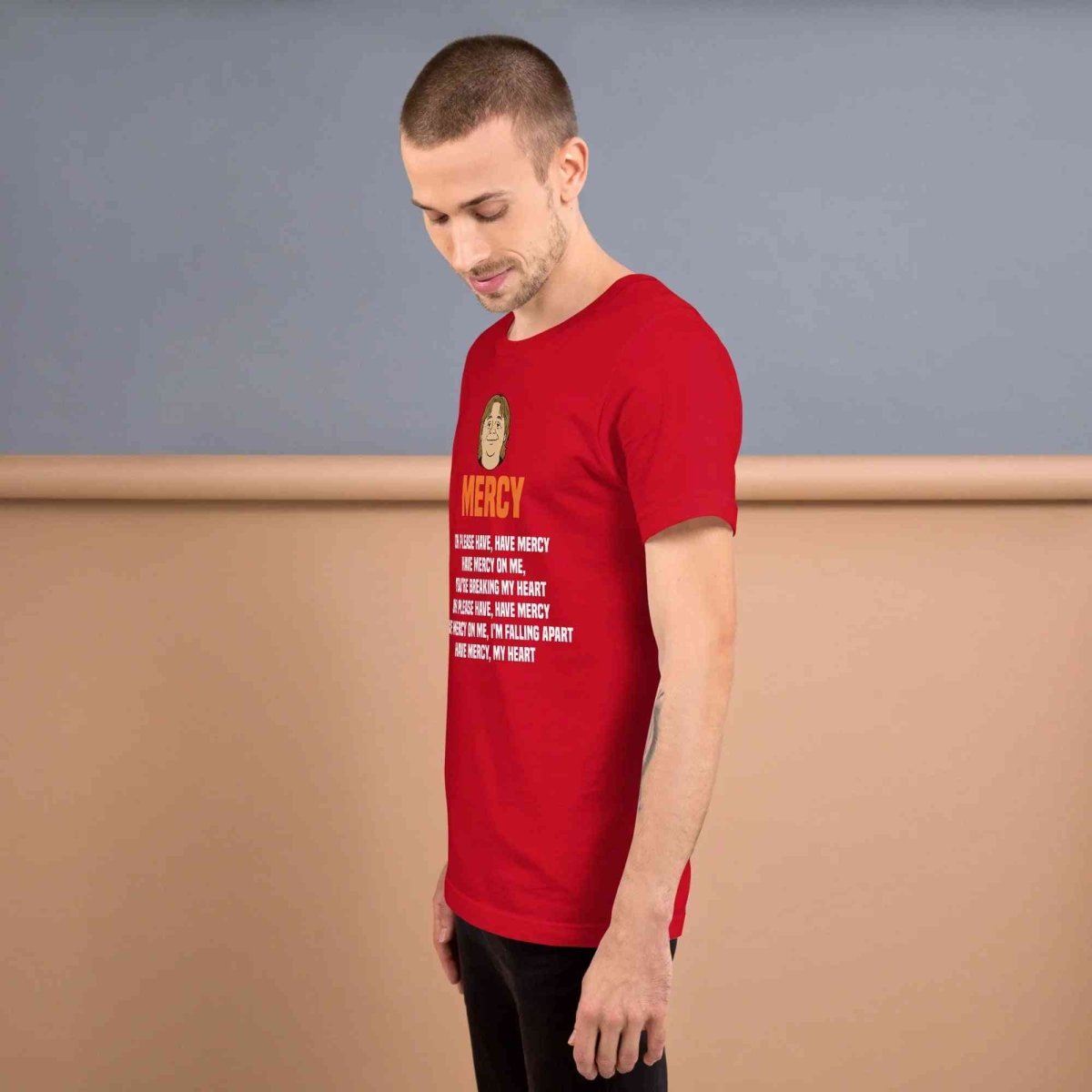 Lewis Capaldi Mercy Lyrics T-Shirt | Unisex Cotton Fan Merch Alcyone213k