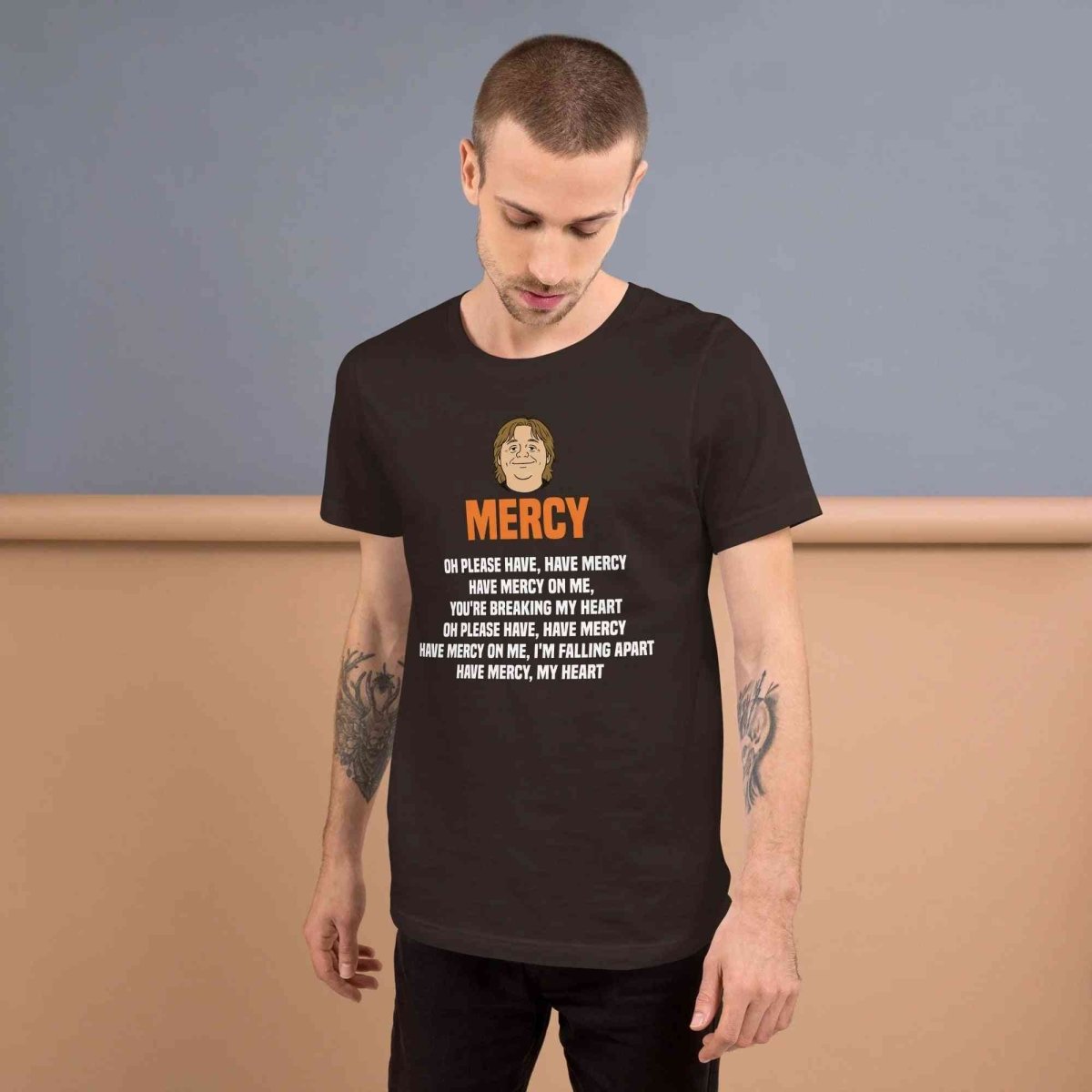 Lewis Capaldi Mercy Lyrics T-Shirt | Unisex Cotton Fan Merch Alcyone213k