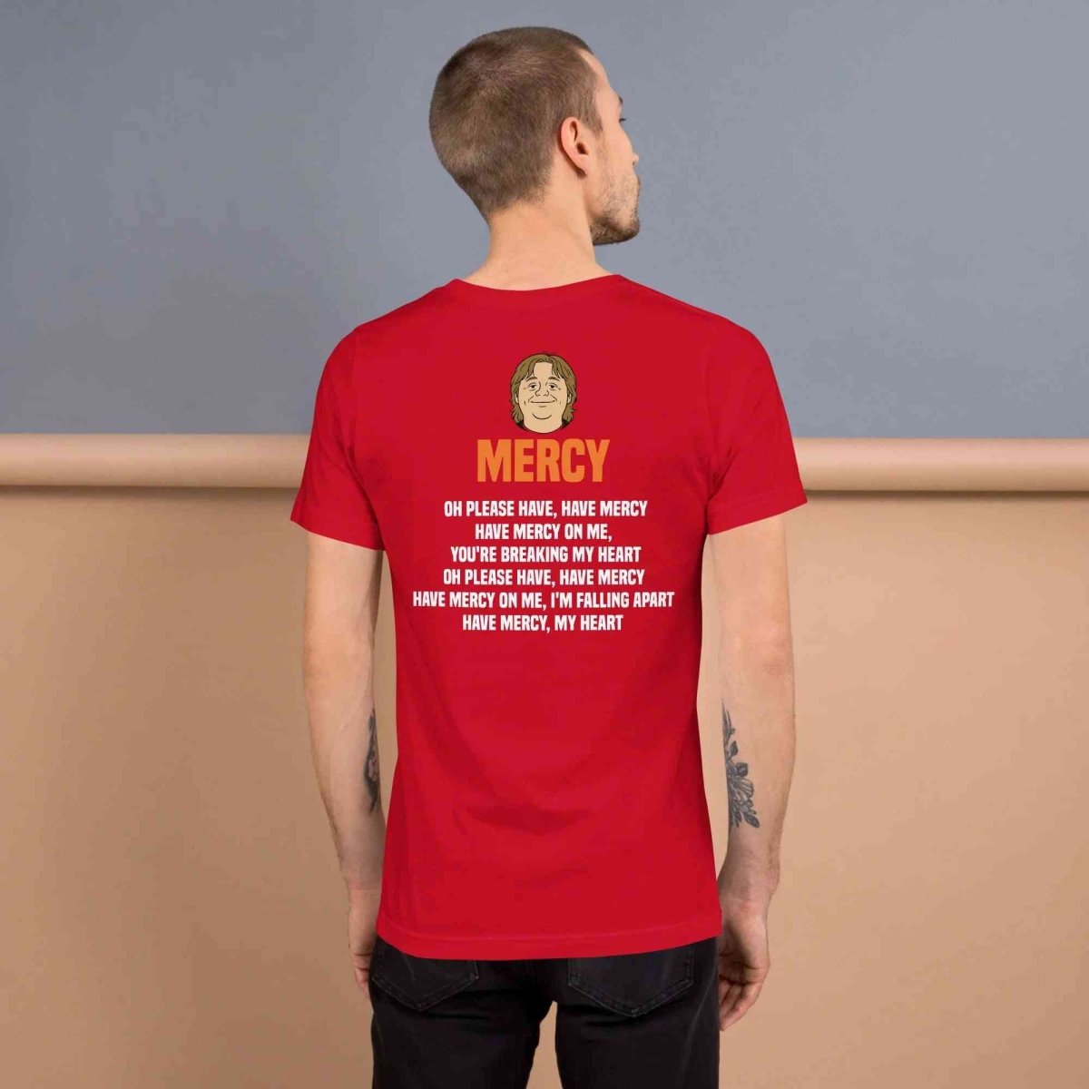 Lewis Capaldi Mercy Lyrics T-Shirt | Unisex Cotton Fan Merch Alcyone213k