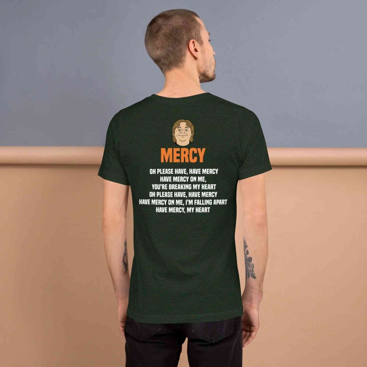 Lewis Capaldi Mercy Lyrics T-Shirt | Unisex Cotton Fan Merch Alcyone213k