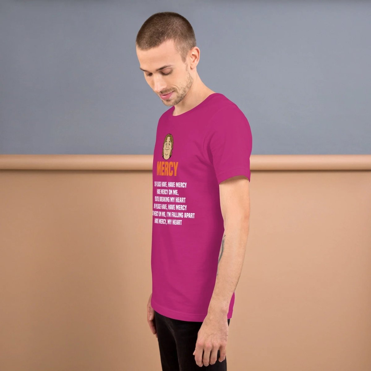 Lewis Capaldi Mercy Lyrics T-Shirt | Unisex Cotton Fan Merch Alcyone213k