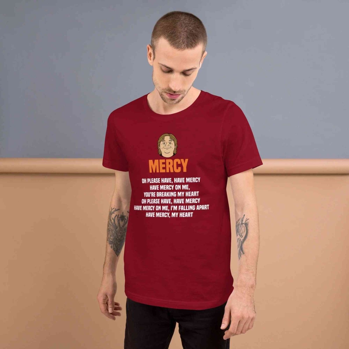 Lewis Capaldi Mercy Lyrics T-Shirt | Unisex Cotton Fan Merch Alcyone213k