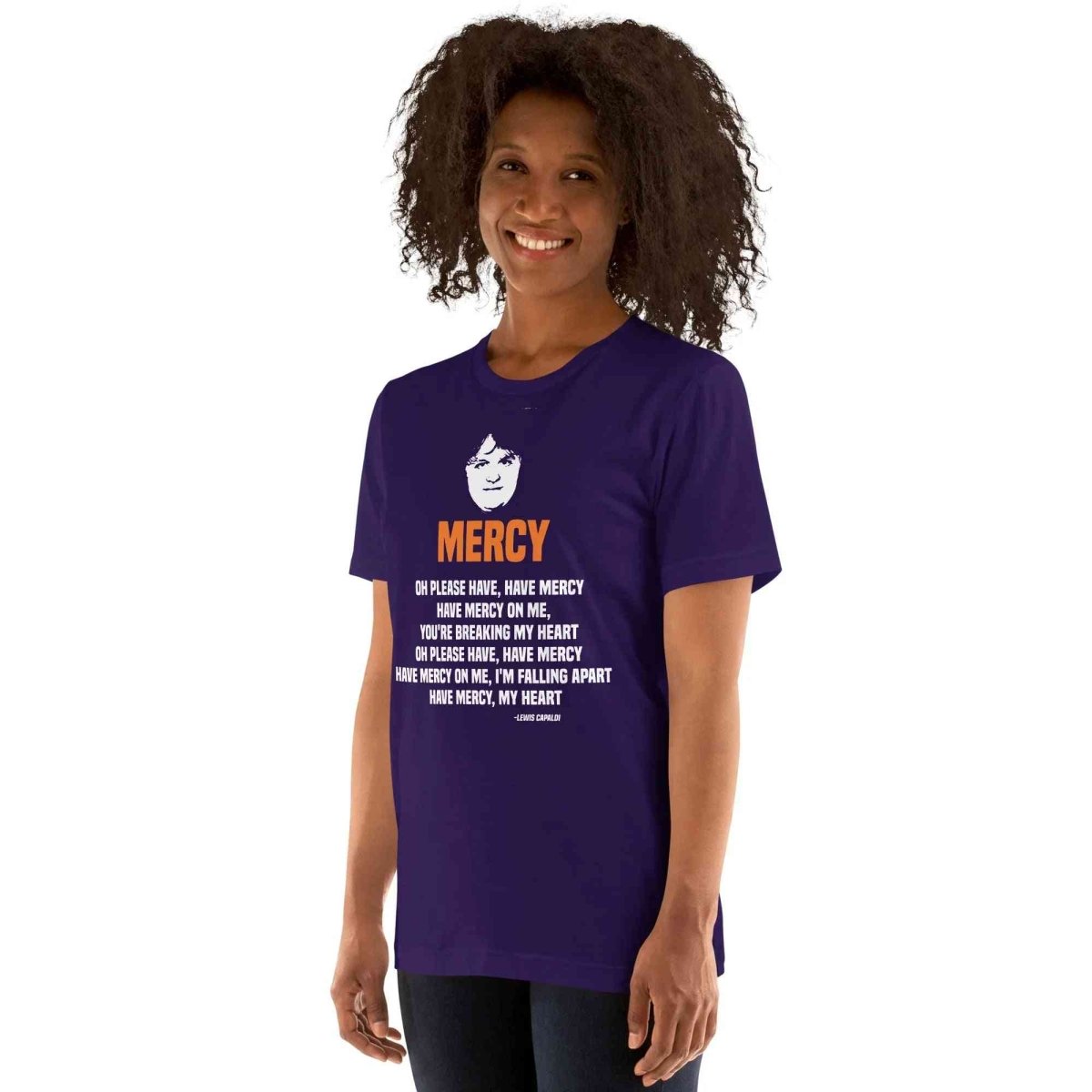 Lewis Capaldi Mercy Lyrics T-Shirt | Unisex Cotton Fan Tee Alcyone213k