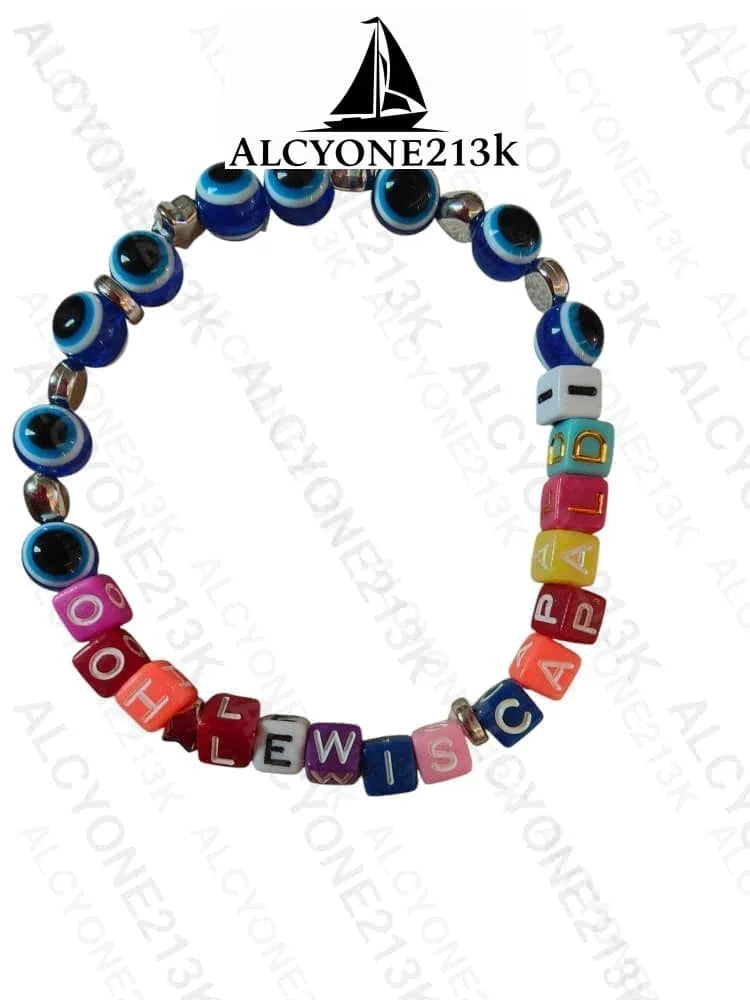 Lewis Capaldi Mystery Bracelets Pack of 10 | Colorful Alphabet Beads Bracelet Alcyone213k