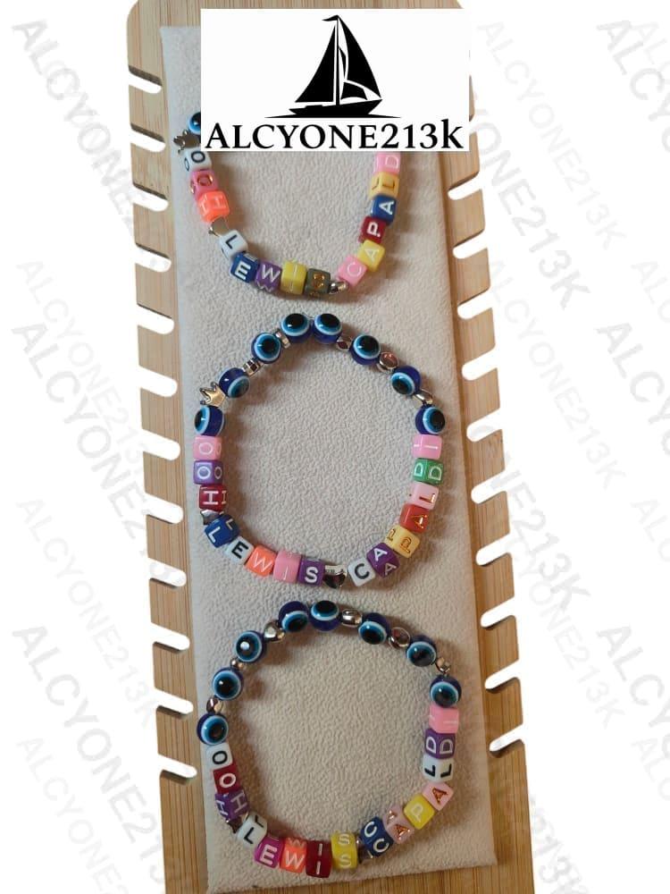 Lewis Capaldi Mystery Bracelets Pack of 10 | Colorful Alphabet Beads Bracelet Alcyone213k