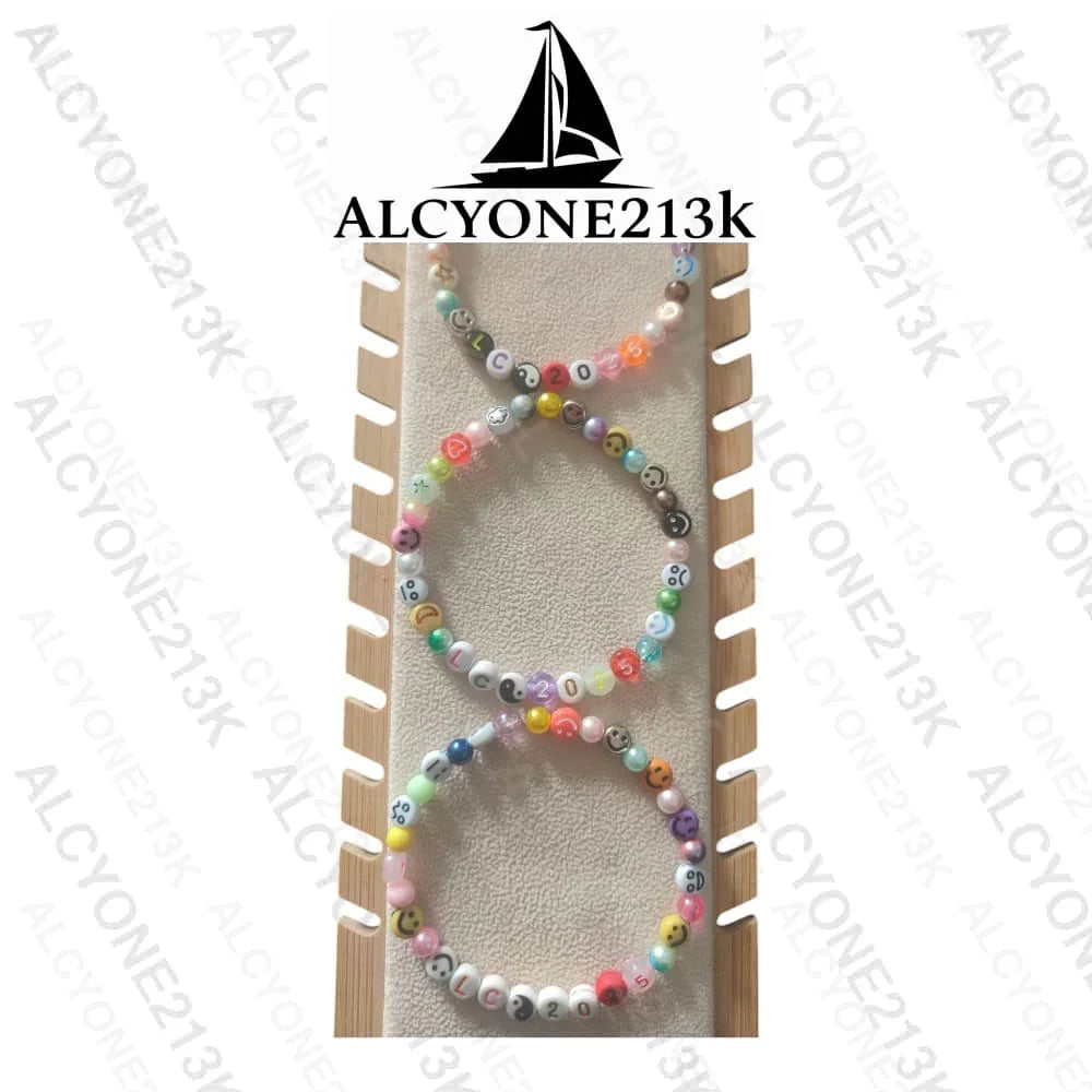 Lewis Capaldi Mystery Bracelets Pack of 10 | Colorful Alphabet Beads Bracelet Alcyone213k