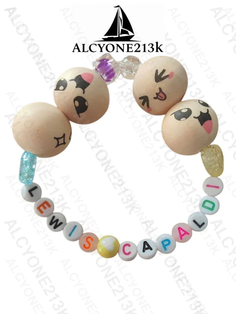 Lewis Capaldi Mystery Bracelets Pack of 10 | Colorful Alphabet Beads Bracelet Alcyone213k