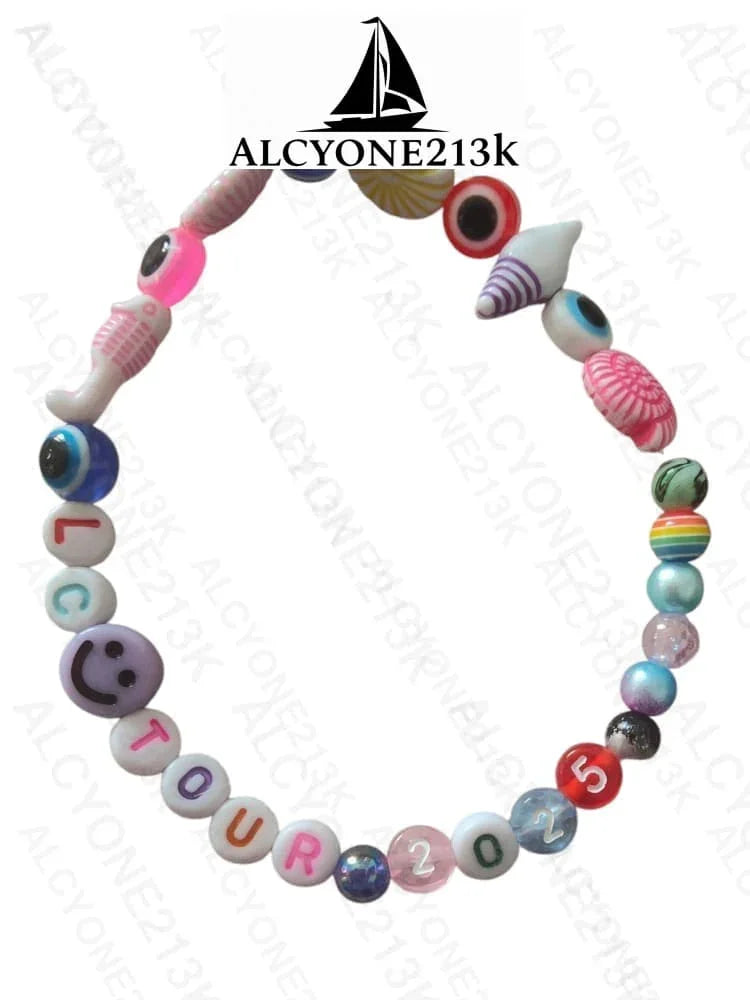 Lewis Capaldi Mystery Bracelets Pack of 10 | Colorful Alphabet Beads Bracelet Alcyone213k