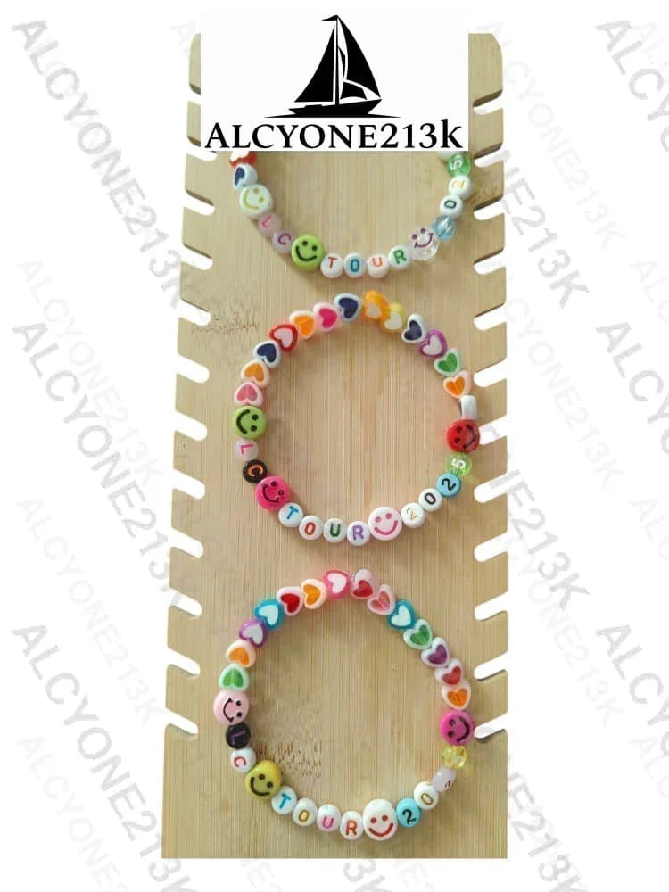Lewis Capaldi Mystery Bracelets Pack of 10 | Colorful Alphabet Beads Bracelet Alcyone213k