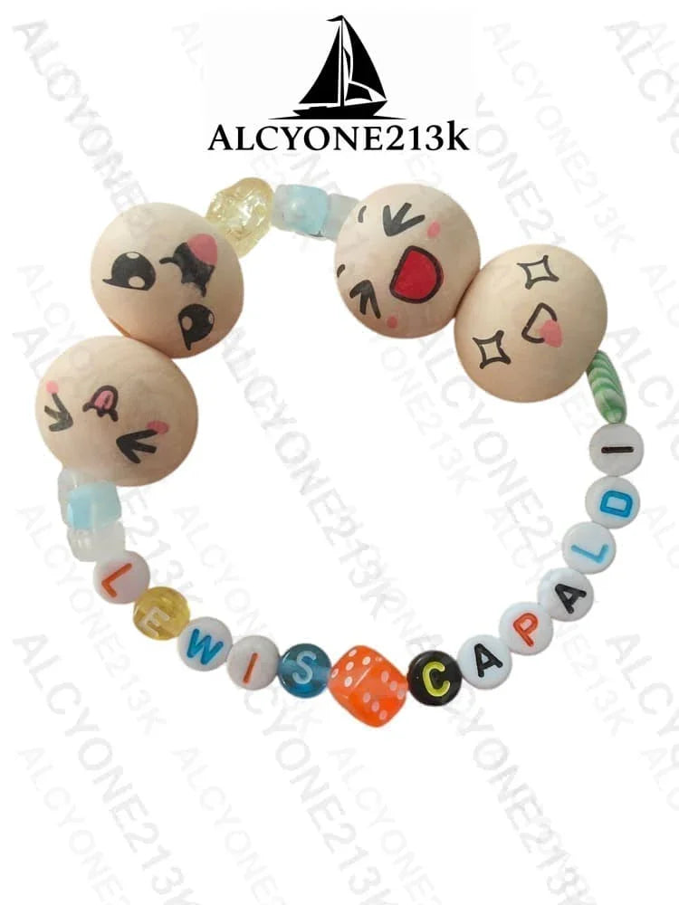 Lewis Capaldi Mystery Bracelets Pack of 10 | Colorful Alphabet Beads Bracelet Alcyone213k