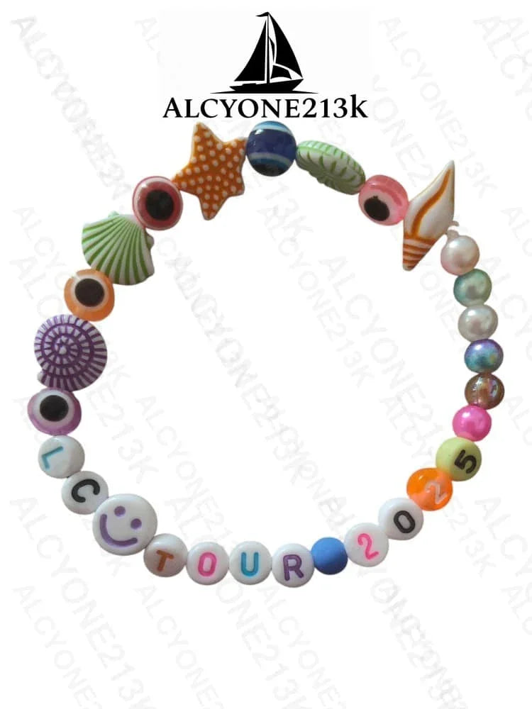 Lewis Capaldi Mystery Bracelets Pack of 10 | Colorful Alphabet Beads Bracelet Alcyone213k