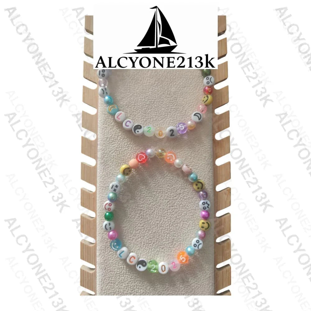 Lewis Capaldi Mystery Bracelets Pack of 10 | Colorful Alphabet Beads Bracelet Alcyone213k
