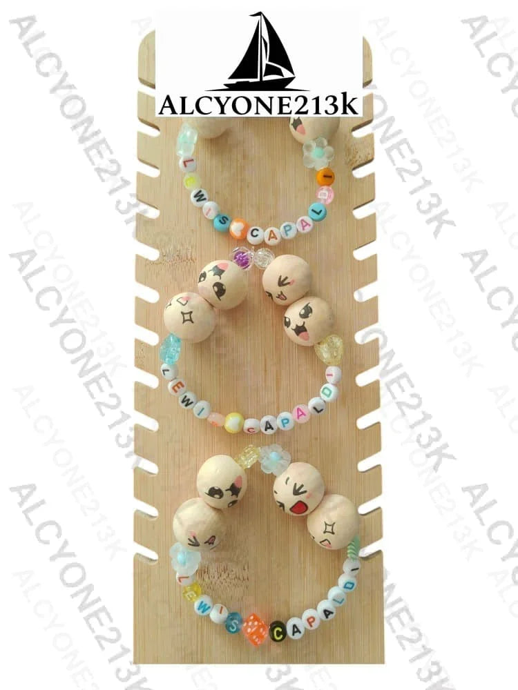 Lewis Capaldi Mystery Bracelets Pack of 10 | Colorful Alphabet Beads Bracelet Alcyone213k