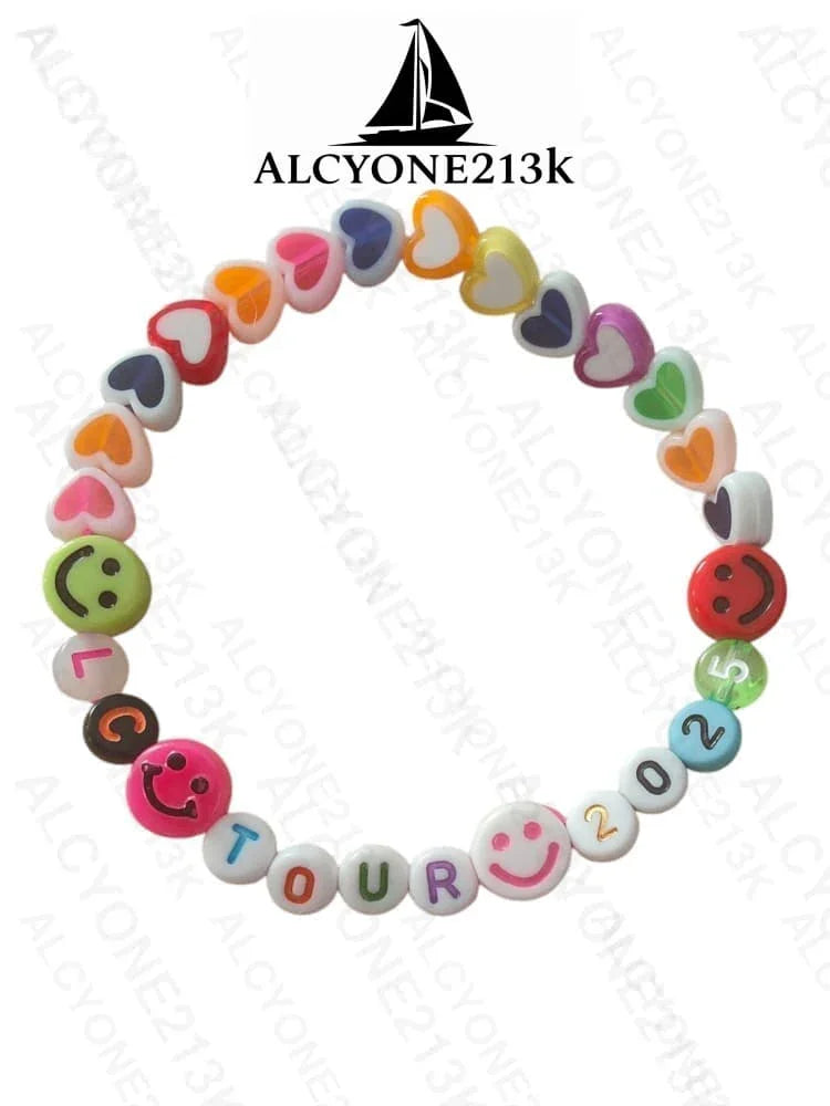 Lewis Capaldi Mystery Bracelets Pack of 10 | Colorful Alphabet Beads Bracelet Alcyone213k
