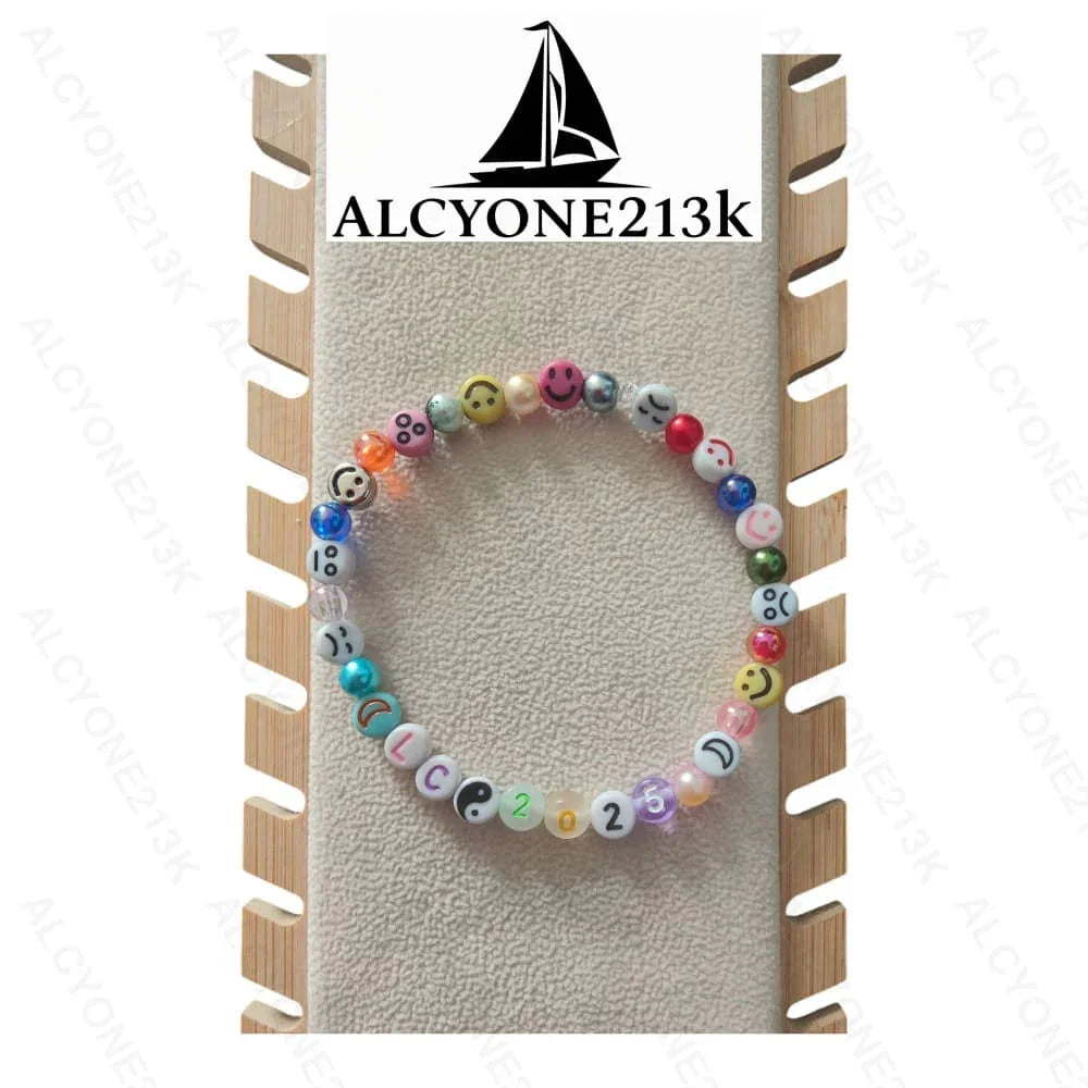 Lewis Capaldi Mystery Bracelets Pack of 10 | Colorful Alphabet Beads Bracelet Alcyone213k