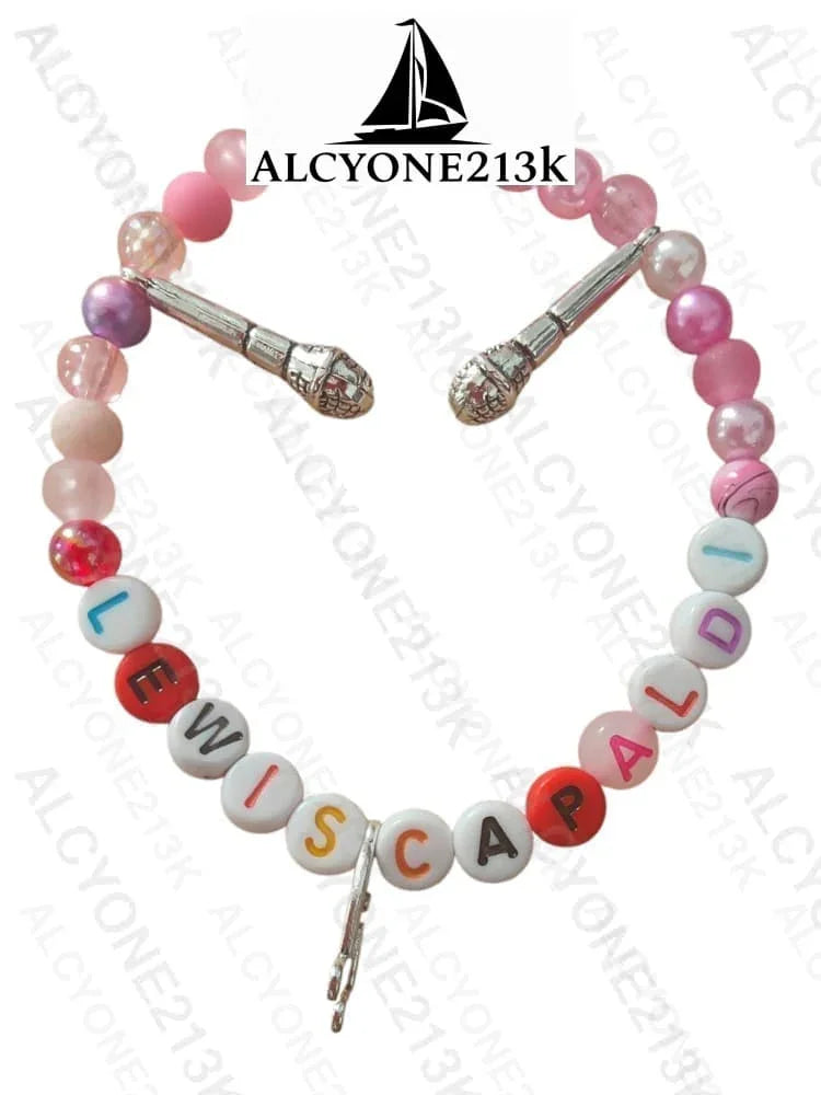 Lewis Capaldi Mystery Bracelets Pack of 10 | Colorful Alphabet Beads Bracelet Alcyone213k