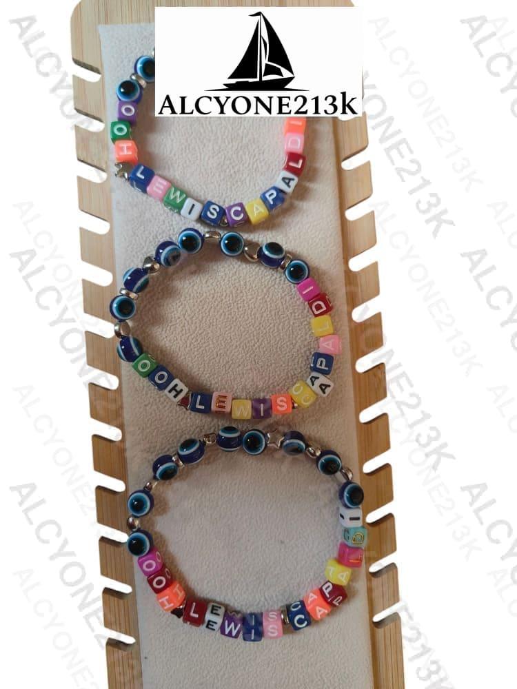 Lewis Capaldi Mystery Bracelets Pack of 10 | Colorful Alphabet Beads Bracelet Alcyone213k