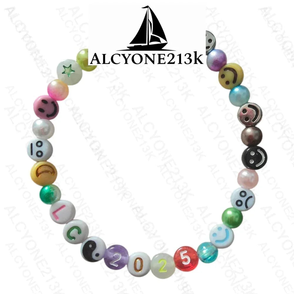 Lewis Capaldi Mystery Bracelets Pack of 10 | Colorful Alphabet Beads Bracelet Alcyone213k