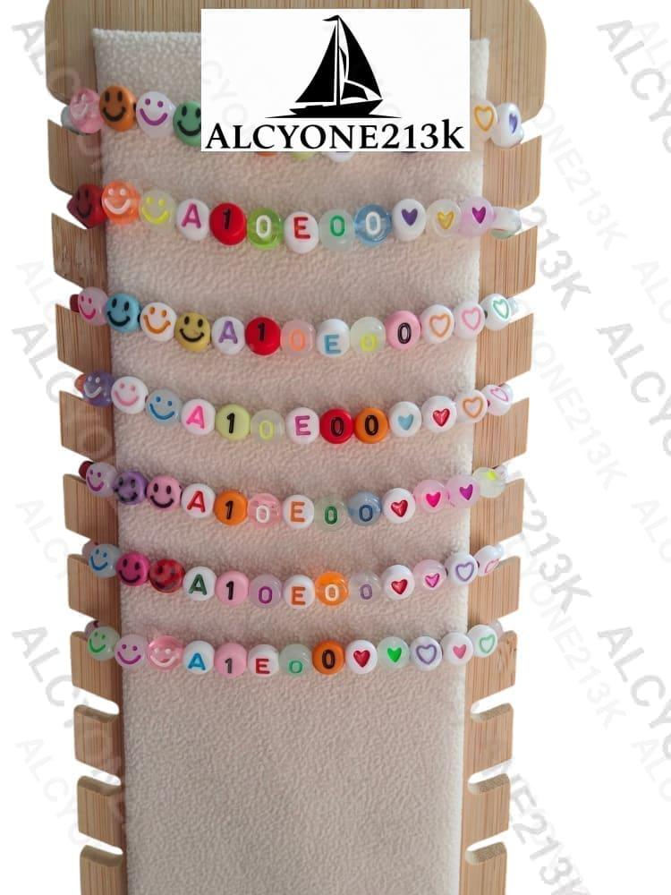 Lewis Capaldi Mystery Bracelets Pack of 10 | Colorful Alphabet Beads Bracelet Alcyone213k