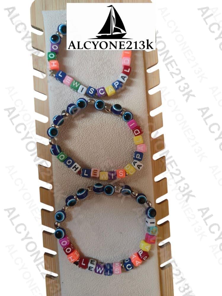 Lewis Capaldi Mystery Bracelets Pack of 10 | Colorful Alphabet Beads Bracelet Alcyone213k