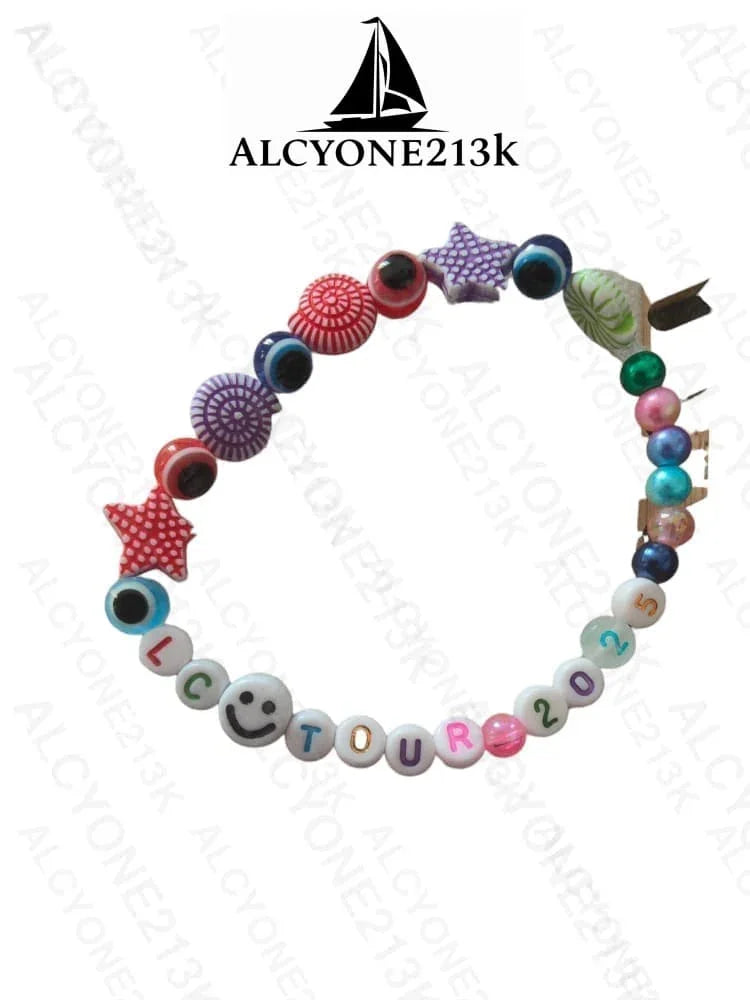 Lewis Capaldi Mystery Bracelets Pack of 10 | Colorful Alphabet Beads Bracelet Alcyone213k