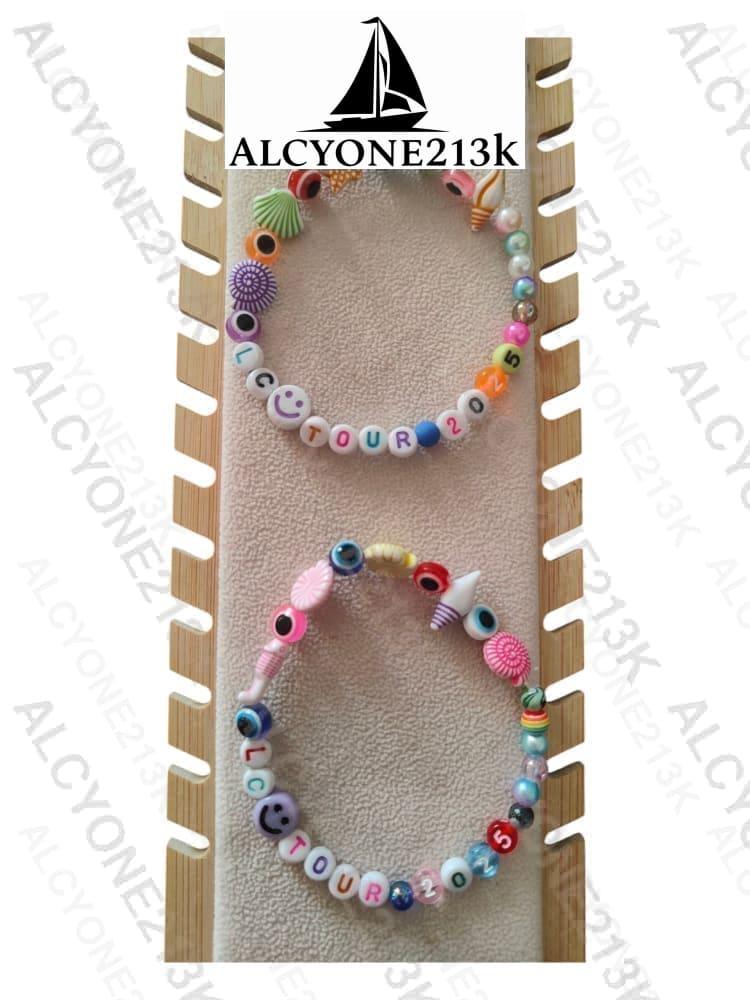 Lewis Capaldi Mystery Bracelets Pack of 10 | Colorful Alphabet Beads Bracelet Alcyone213k