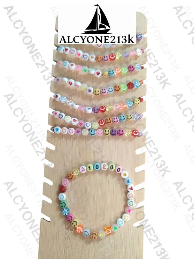 Lewis Capaldi Mystery Bracelets Pack of 10 | Colorful Alphabet Beads Bracelet Alcyone213k