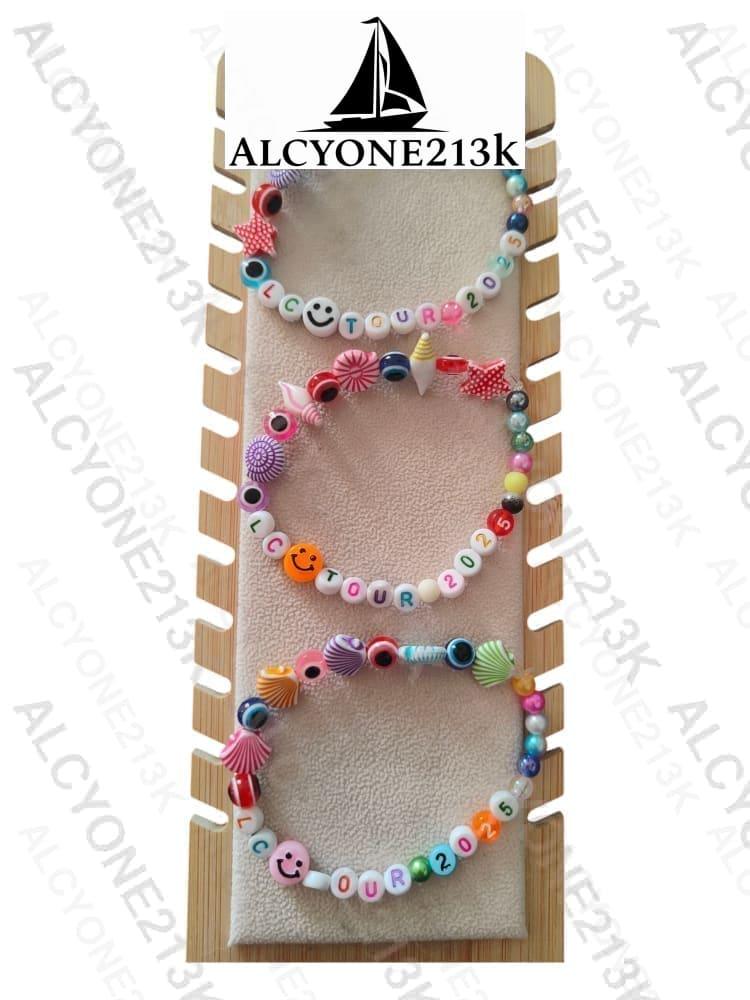 Lewis Capaldi Mystery Bracelets Pack of 10 | Colorful Alphabet Beads Bracelet Alcyone213k