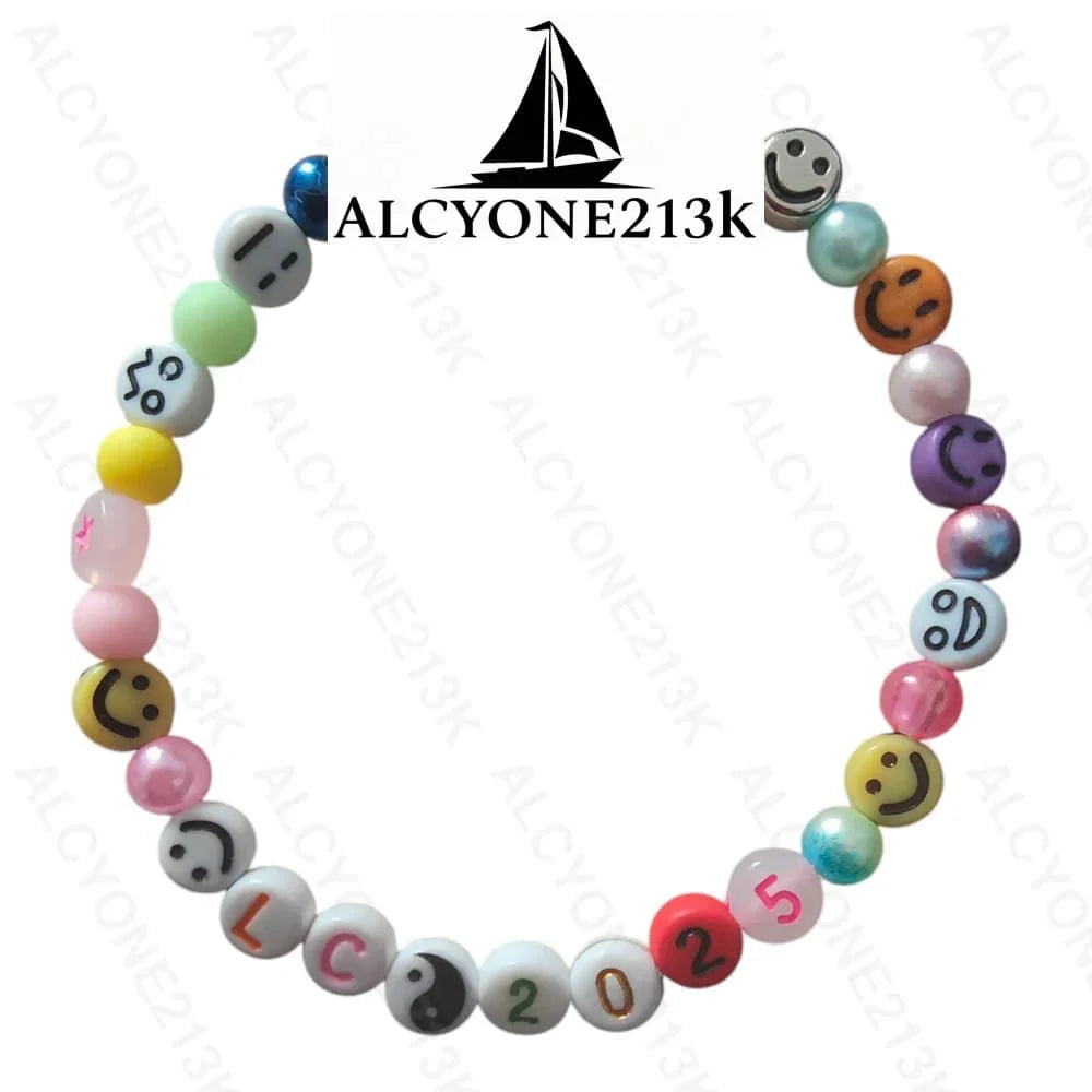Lewis Capaldi Mystery Bracelets Pack of 10 | Colorful Alphabet Beads Bracelet Alcyone213k