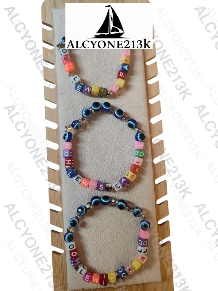Lewis Capaldi Mystery Bracelets Pack of 10 | Colorful Alphabet Beads Bracelet Alcyone213k