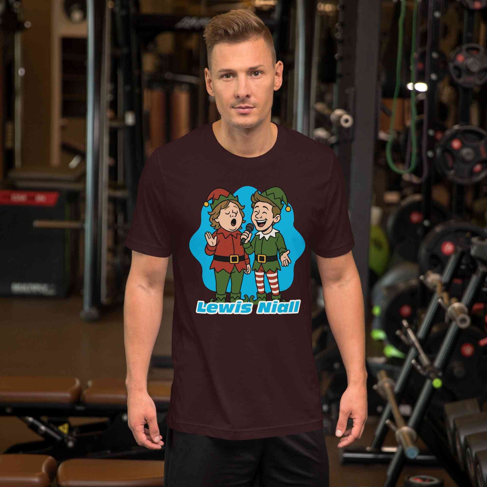 Lewis Capaldi & Niall Horan Christmas T-Shirt | Unisex Cotton Holiday Tee Alcyone213k