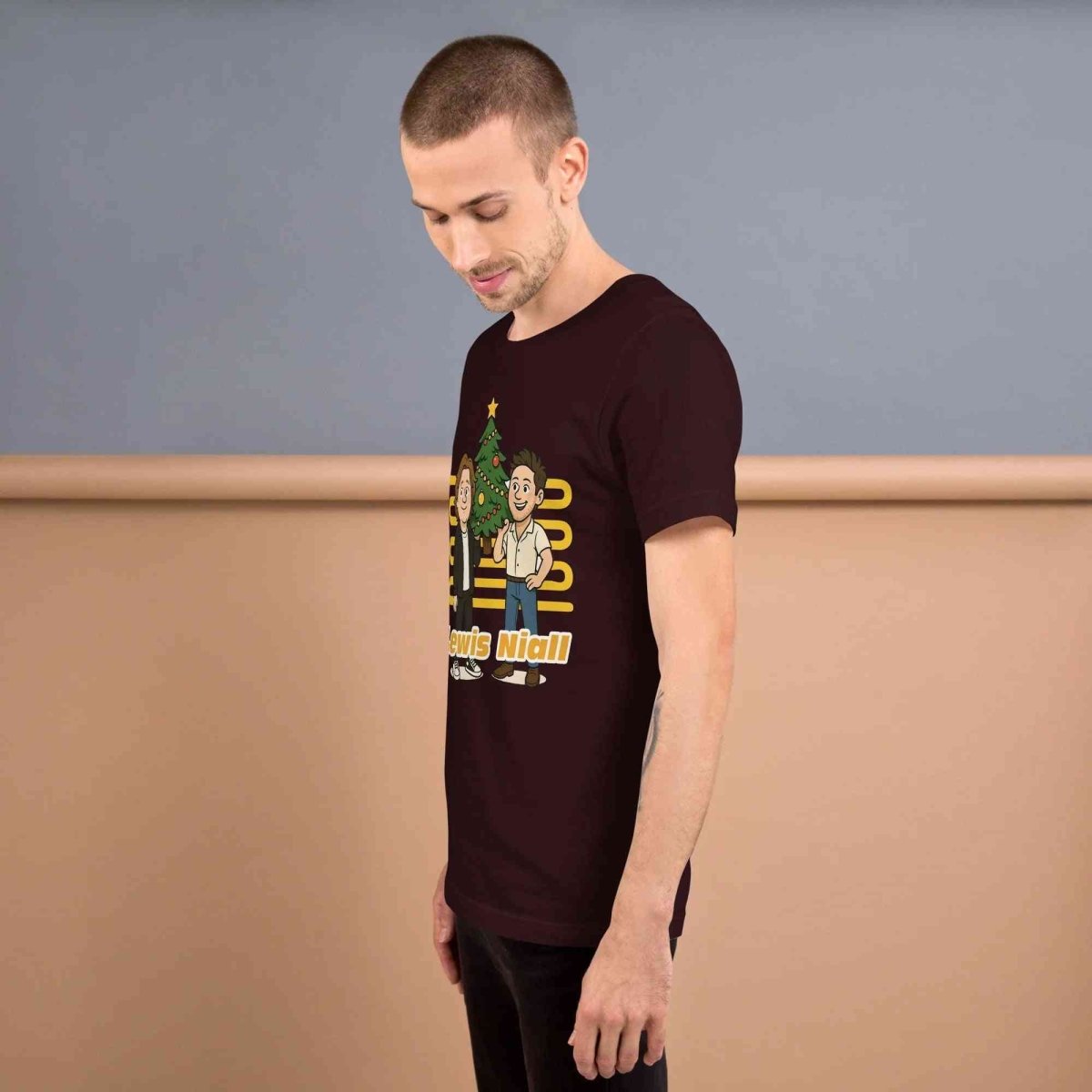 Lewis Capaldi & Niall Horan Christmas T-Shirt | Unisex Cotton Blend Festive Tee Alcyone213k