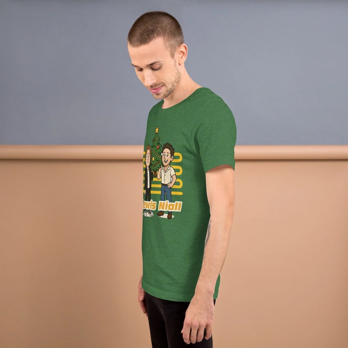 Lewis Capaldi & Niall Horan Christmas T-Shirt | Unisex Cotton Blend Festive Tee Alcyone213k