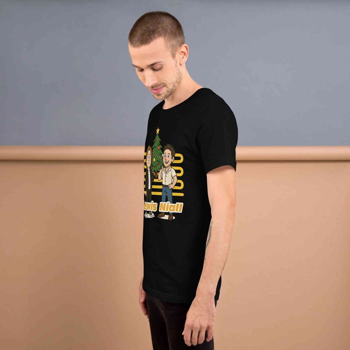 Lewis Capaldi & Niall Horan Christmas T-Shirt | Unisex Cotton Blend Festive Tee Alcyone213k