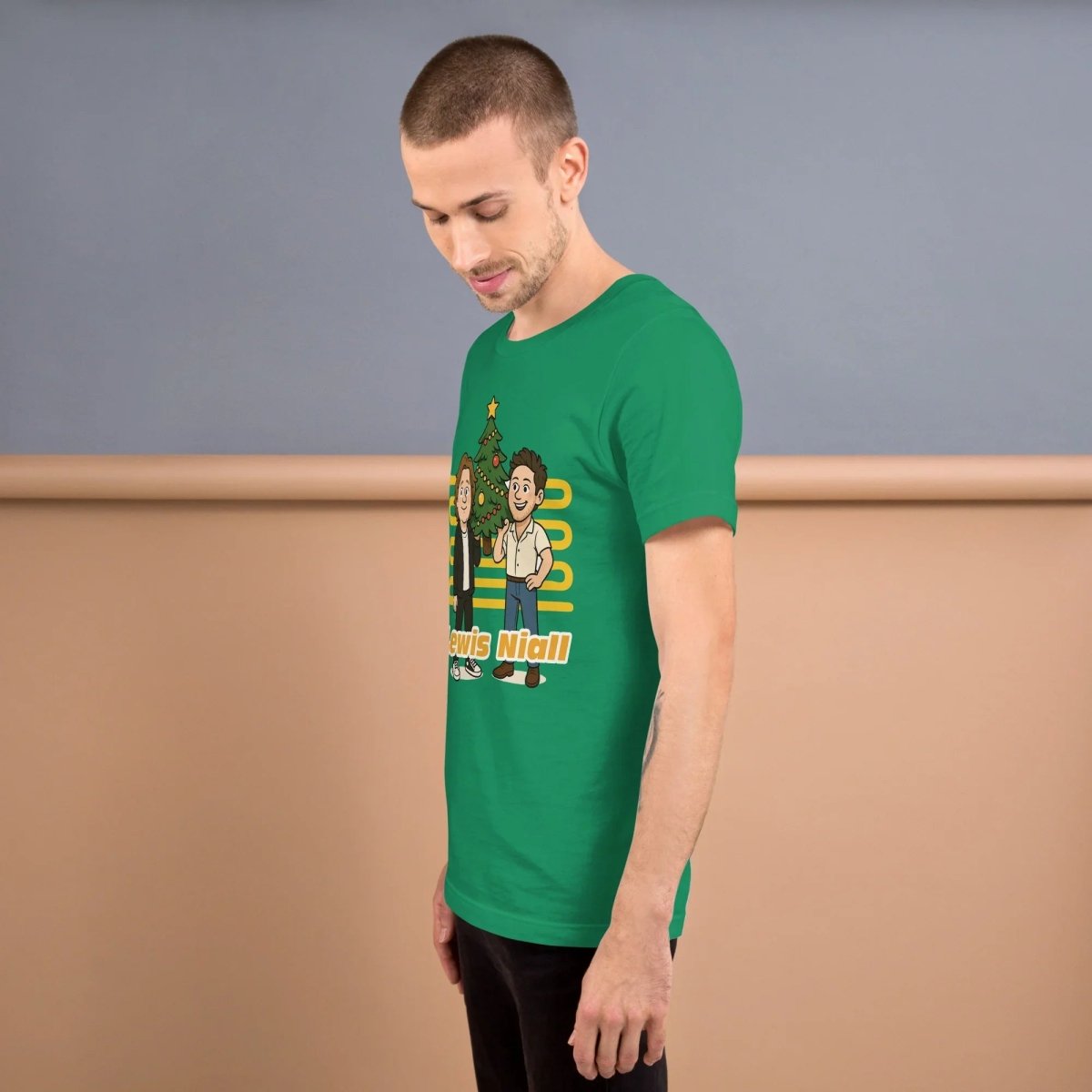 Lewis Capaldi & Niall Horan Christmas T-Shirt | Unisex Cotton Blend Festive Tee Alcyone213k