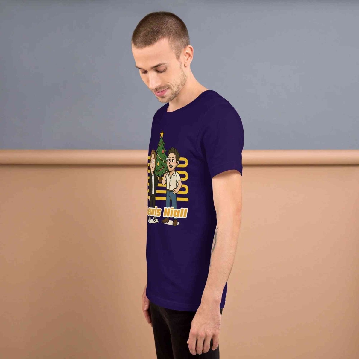 Lewis Capaldi & Niall Horan Christmas T-Shirt | Unisex Cotton Blend Festive Tee Alcyone213k