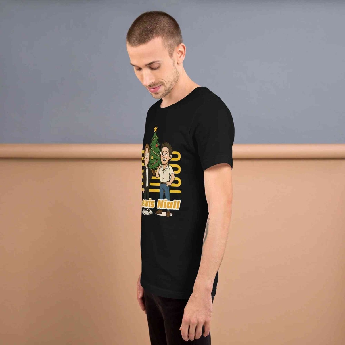 Lewis Capaldi & Niall Horan Christmas T-Shirt | Unisex Cotton Blend Festive Tee Alcyone213k