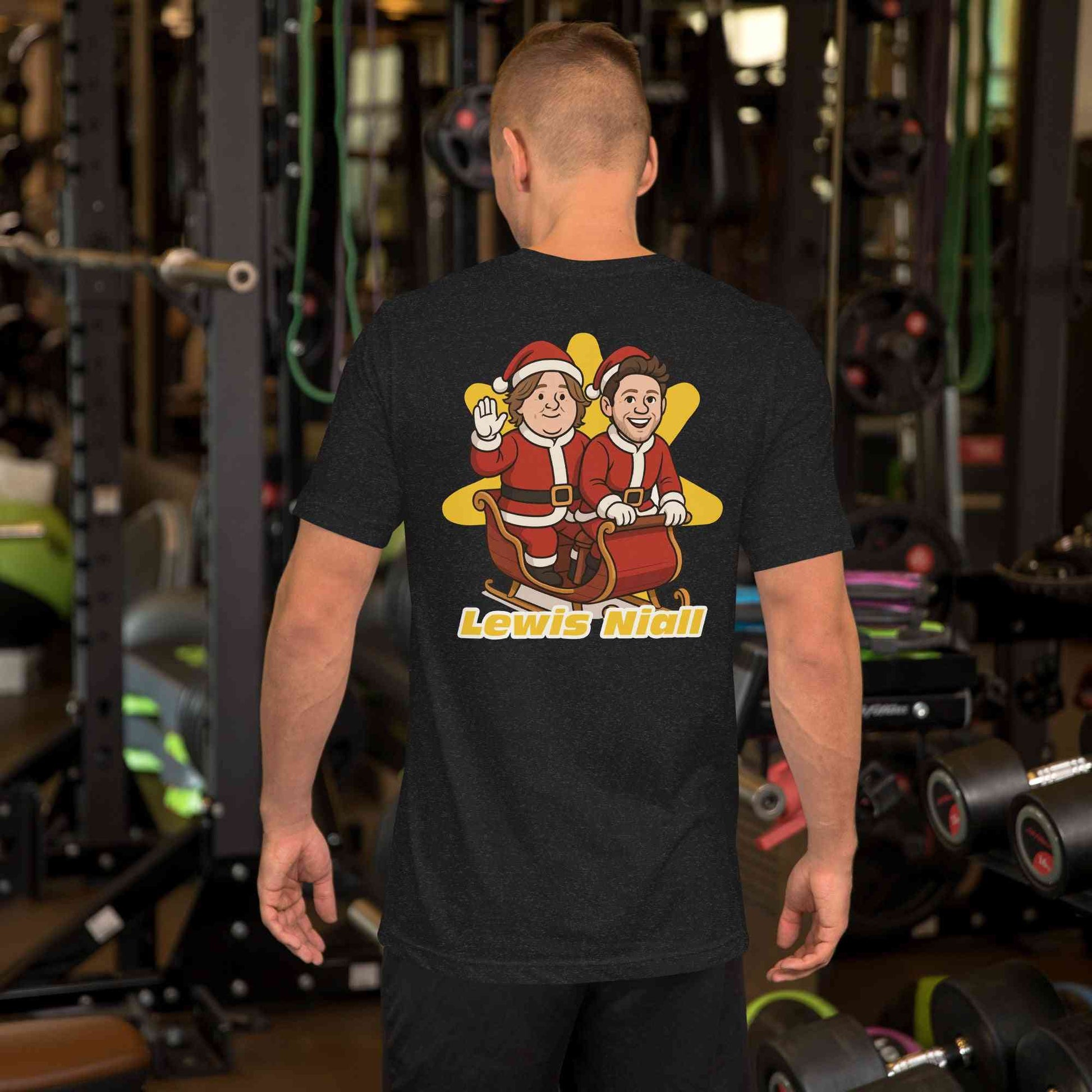 Lewis Capaldi & Niall Horan Christmas T-Shirt - Unisex Cotton Holiday Tee Alcyone213k