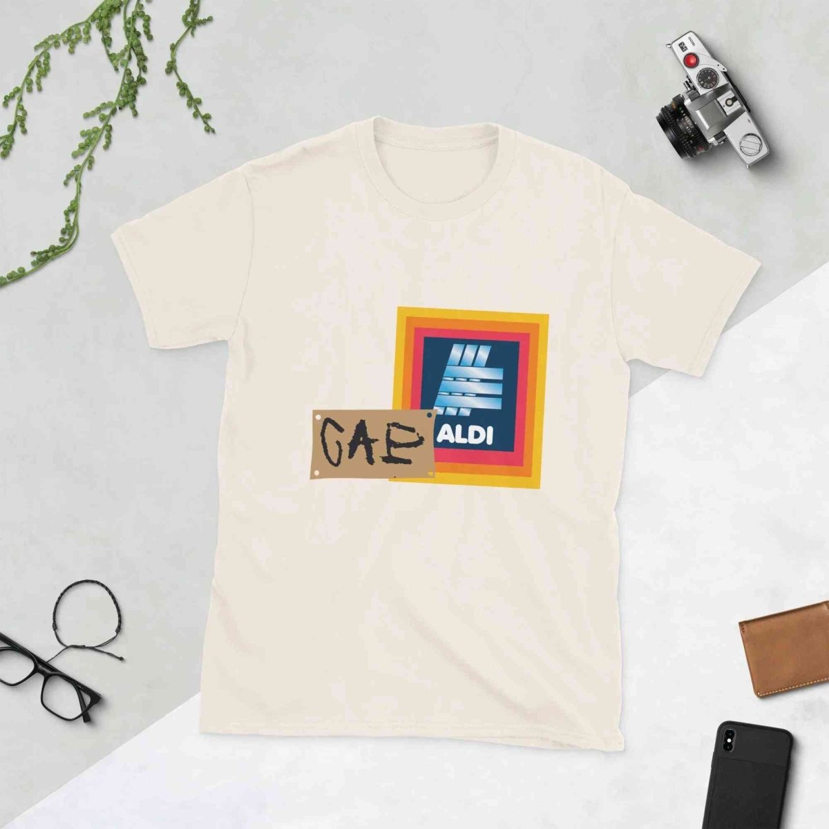 Lewis Capaldi "Capaldi On A Aldi" Cotton T-Shirt | Unisex T-shirt Alcyone213k